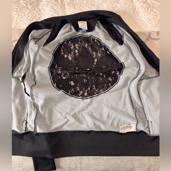 Adidas Women's Black Lace Turtleneck Top - Picture 11 of 12